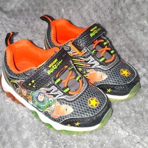 Toddler boys toy story light up shoes